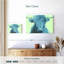 Brampt Highland Cow sur fond vert-107830231