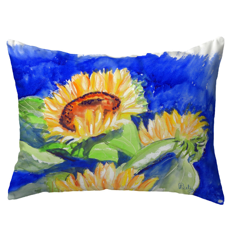  Coussin lombaire intérieur / extérieur Rising Sunflower