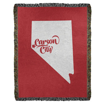 Jeté en coton tissé carson city nevada
