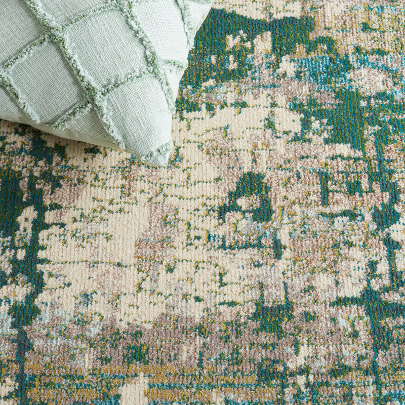 Madison Performance Abstract Rug, Rectangle 5'3" x 7'6"