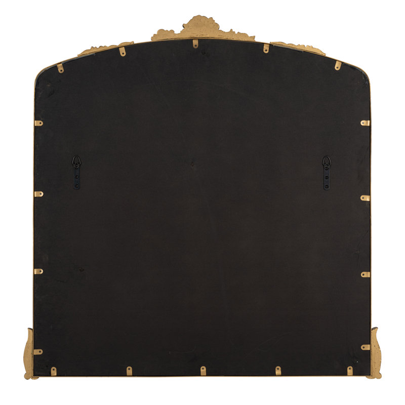 Adeline Arch Metal Mirror, 39" x 37.75", Antique Bronze