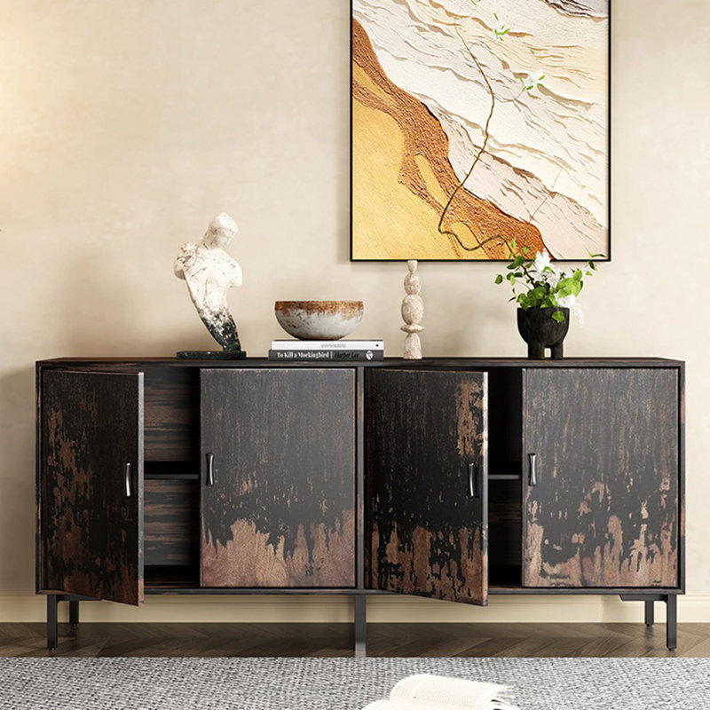 Buffet haut de gamme de style japonais rétro et minimaliste