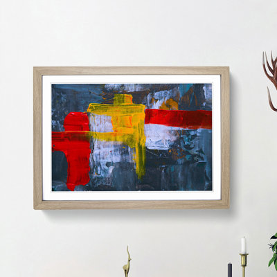 Abstract Art Painting Vol.320 by S.Johnson - Framed Print