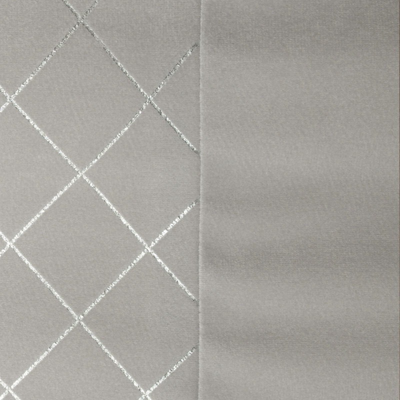 Aarna Blackout Curtains Single Panel, Grey