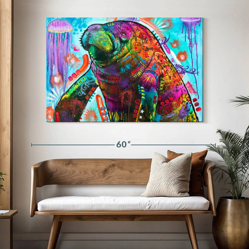 Manatee, 34" H x 51" W