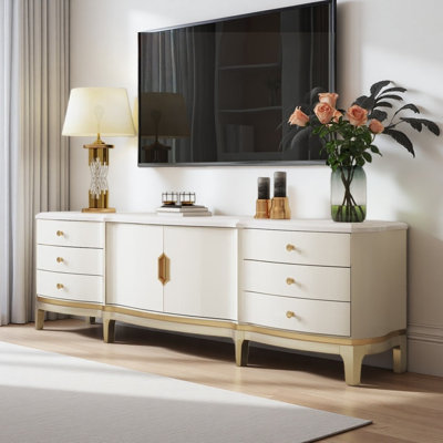 Meuble télé de luxe de style français