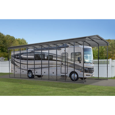 Abri de voiture en acier galvanisé 14 x 47 x 14