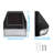 Solar Deck Lights, Dusk-to-Dawn Solar Fence Lights, Waterproof Outdoor Step Light, Yard Stair Patio Decoration, 4000K Cool White, Black-105917645