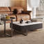 Table basse moderne avec pierre micro-cristalline