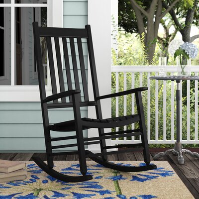 Sand & Stable Zuri Poplar Outdoor Rocking Chair & Reviews | Wayfair