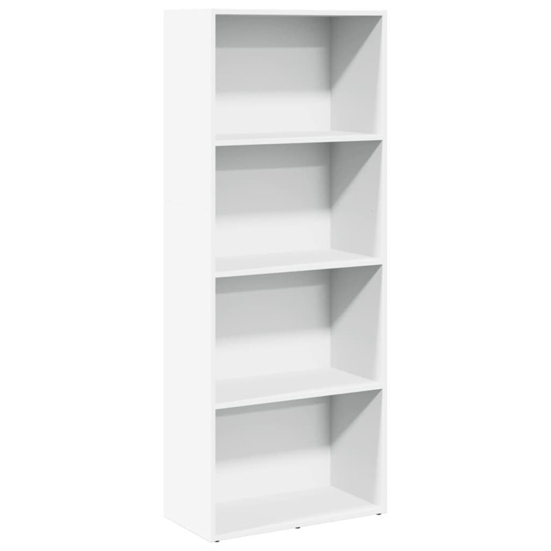 Analuisa Bookcase, (3 Shelves) 152cm H x 60cm W x 30cm D, White