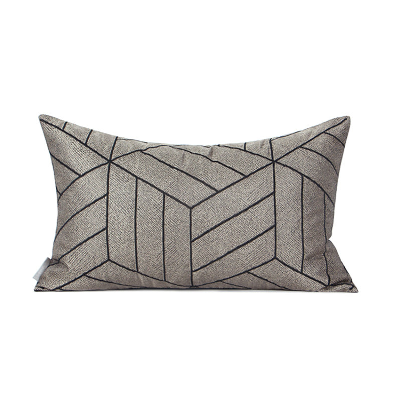 Langport Geometric Rectangular Throw Pillow Cover