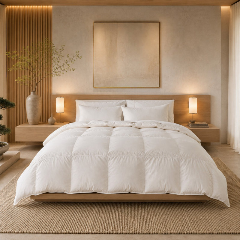 Down Duvet Insert - All Season Weight - Full/Queen - White, Queen