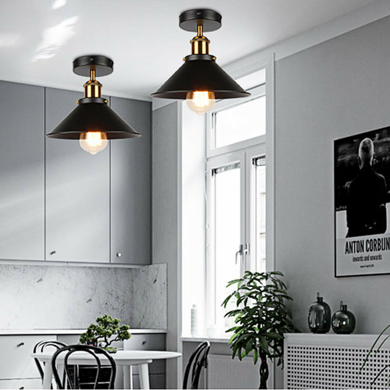 Boldt Semi Flush Mount, Yellow Brass, Yellow Brass