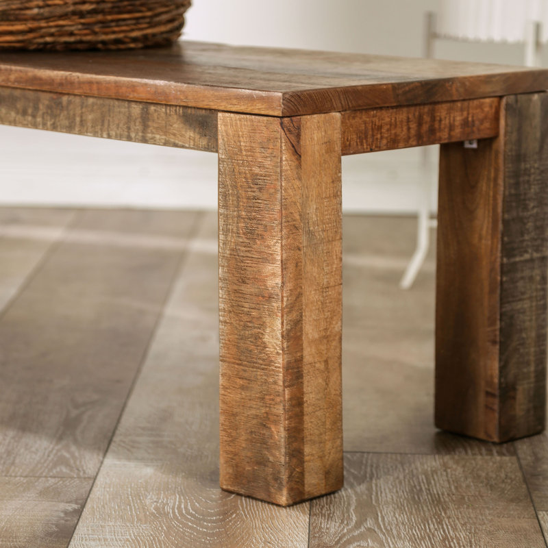 Isamar Solid Wood Bench