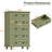 5 Drawer 25.98" W Dresser-1303818982