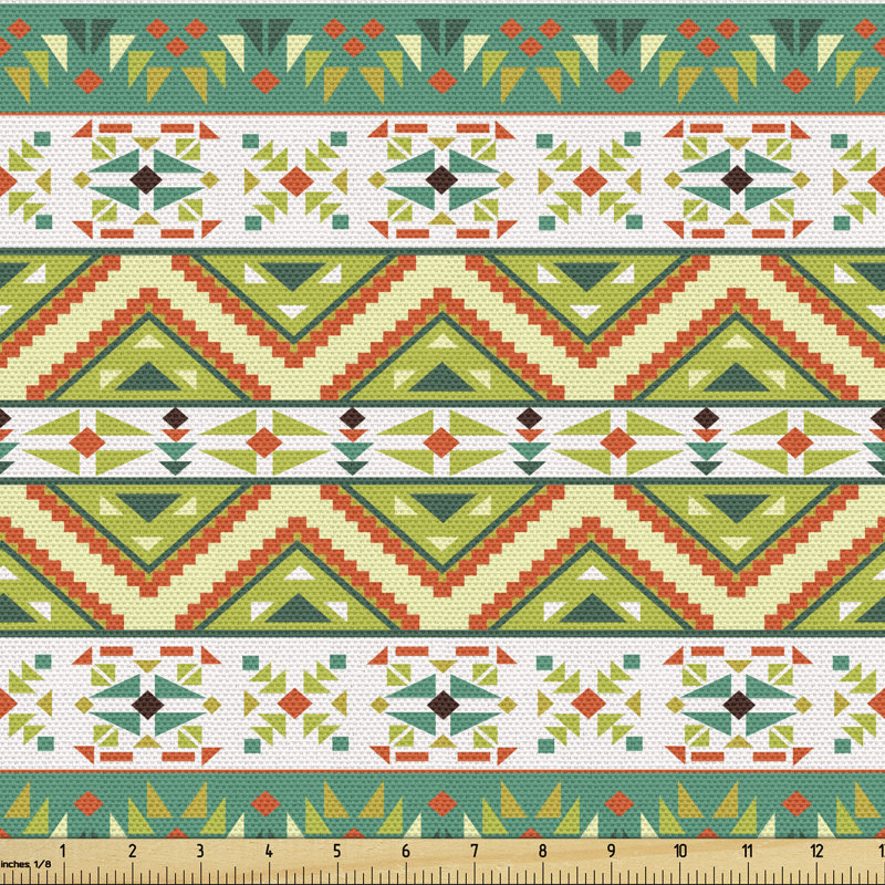 Wyman Colourful Local Motif Fabric