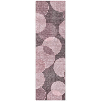 Premium Machine Washable Lubbers AMF1751 Geometric Rug