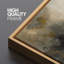 Impression sur toile encadrée noire et grise pour la décoration du salon-118150832-118150833-120234643