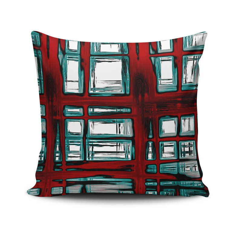 Housse de coussin décorative, 17 x 17 pouces, 50% coton / 50% polyester | Lavable à la machine à 104 ° F, repassable, fermeture à glissière dissimulée | Parfait pour le salon, la chambre à coucher et la décoration intérieure élégante