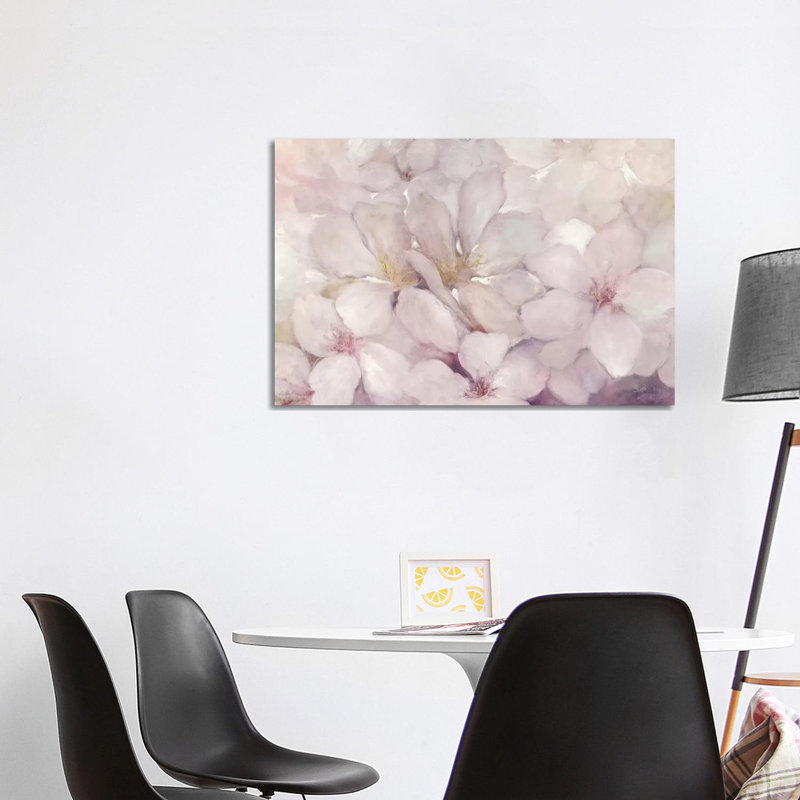 Apple Blossoms 1 Piece Wrapped Canvas Painting, 66.04cm H x 101.6cm W x 1.905cm D