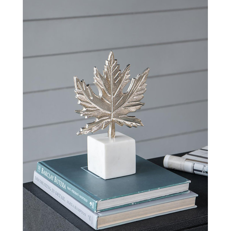 Feuille d'aluminium sur base en marbre