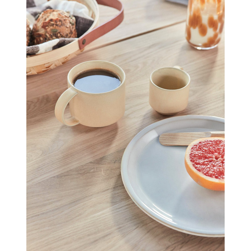 Yuka Handmade Terracotta Espresso Cup, Yellow, 9 fl oz.