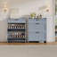 Range-chaussures avec 2 tiroirs rabattables, range-chaussures en bois peint ultrabrillant avec tablettes réglables-265328204