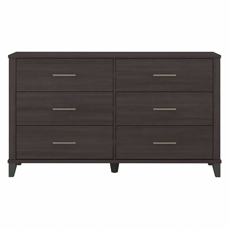 Giovanna 59'' W 6 - Drawer Dresser, Storm Gray