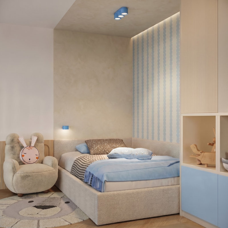 Wall lamp MODO 1 white Gx53, Light Blue