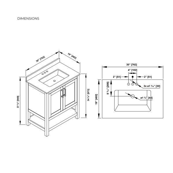 Dimensions du produit