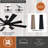 Olney 60'' Ceiling Fan with LED Lights-158376681