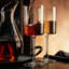 Ensemble de 4 verres à vin carrés