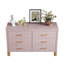 Commode double 6 tiroirs en bois robuste-1367961084