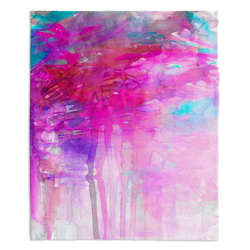 Couverture rose sherpa doux carnival rêves, l 68 po x L 80 po