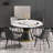 Ryding Modern Round Sintered Stone Dining Table with Rotating Tray-1229869849-1229869829