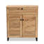 Armoire de rangement pour chaussures 12 paires en bois