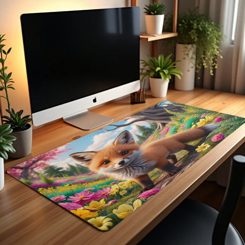 Polyester Desk Pad, 31.5x15.5