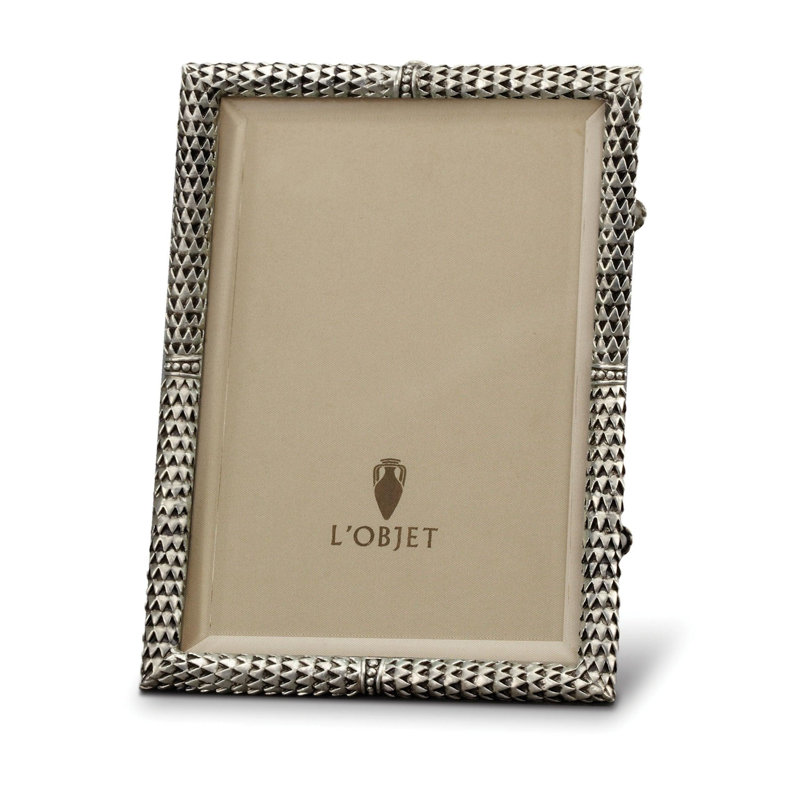Scales Frame, Platinum, Platinum Plated, 8" W x 10" H