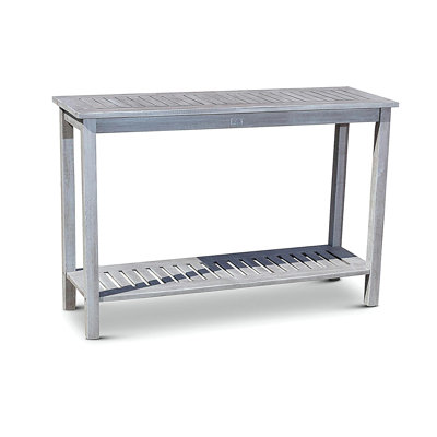 Eucalyptus Console Table, Silver Grey