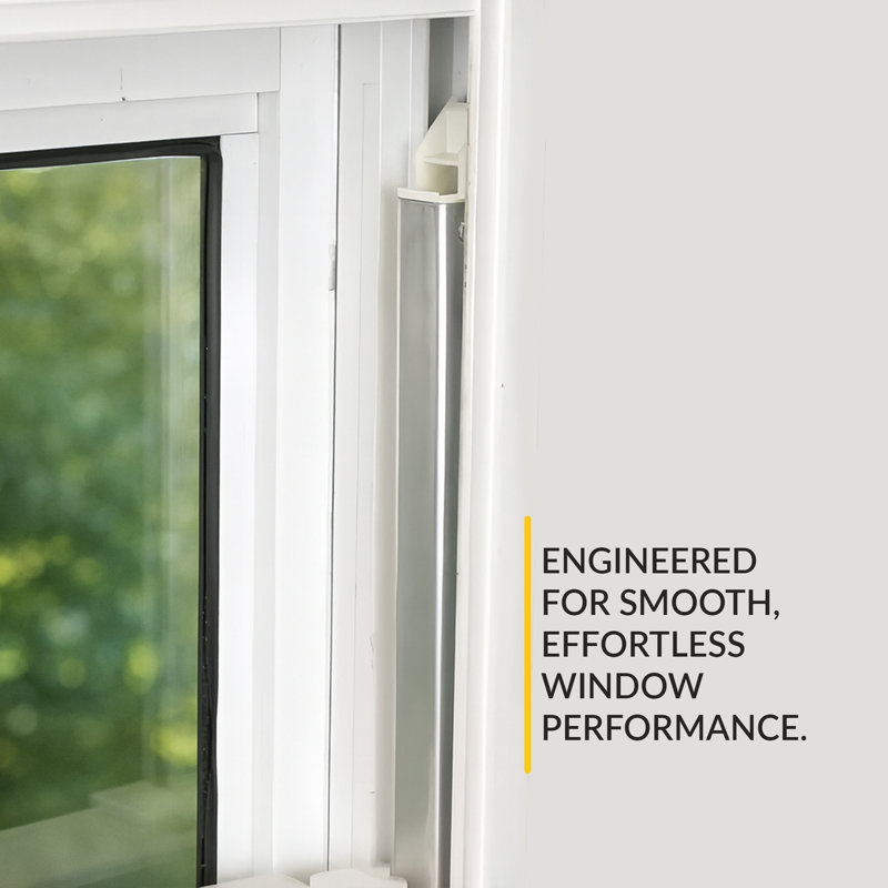 6805EE37EDDC43838E405BA248E83290 Window Channel Balance 24" Length Without Sash Guide Aluminum