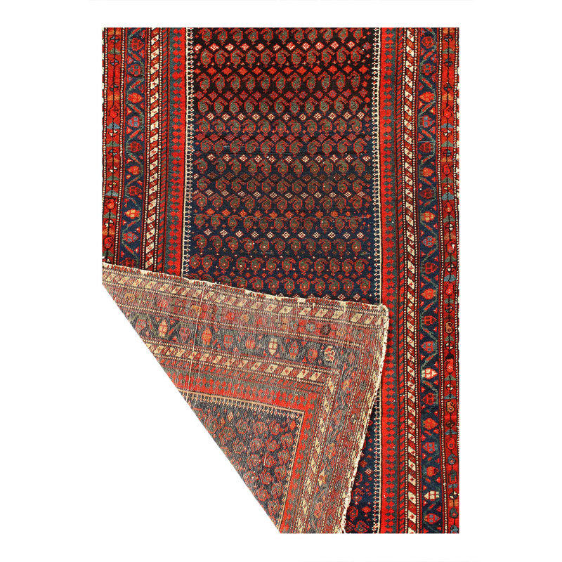 Persian Antique Hamadan rug 3'10"x7'2"