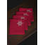 Serviette de Noël brodée flocon de neige 20 po-23683985