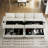 Penelopa Chenille Thick Removable Washable Cushion Sectional Couch Modular Storage Sofa Bed Sleeper With Cup Holder-1918965374