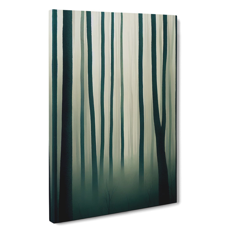 Misty Forest - Wrapped Canvas, 76cm H x 50cm W x 3cm D