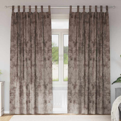 Alithia Velvet Room Darkening Curtain Pair