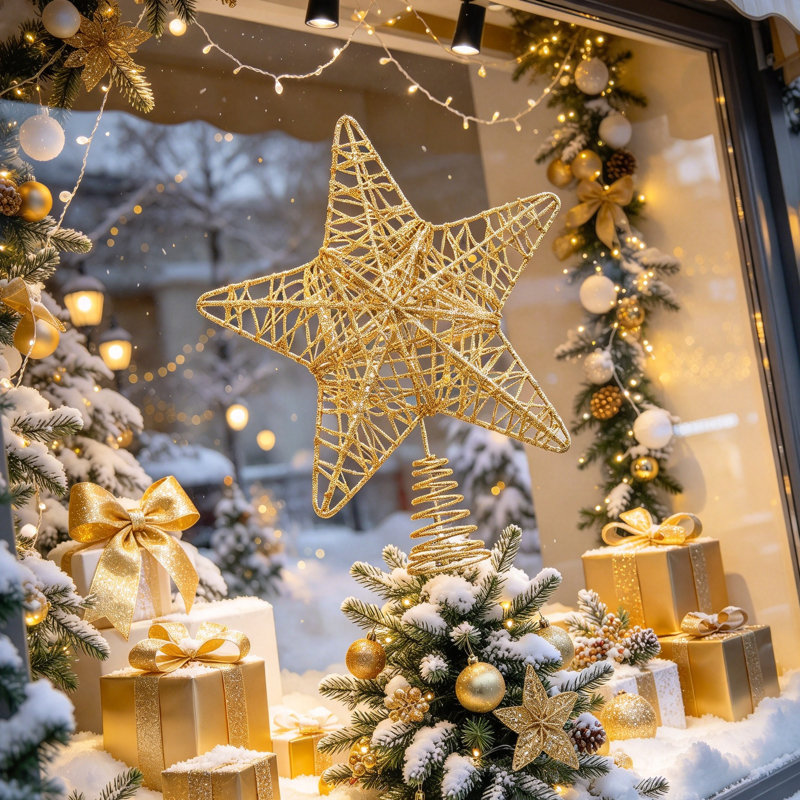 23.8 cm Iron Shatterproof Tree Topper