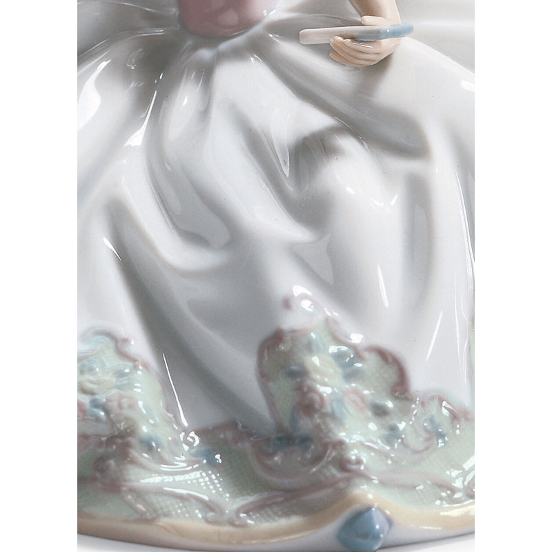 At the Ball Woman Figurine