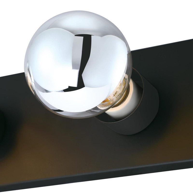 Luminaire mural d'intérieur à trois lumières Corrigan Studio®, Noir mat