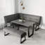 Chancler Metal Base Dining Table-1596575085